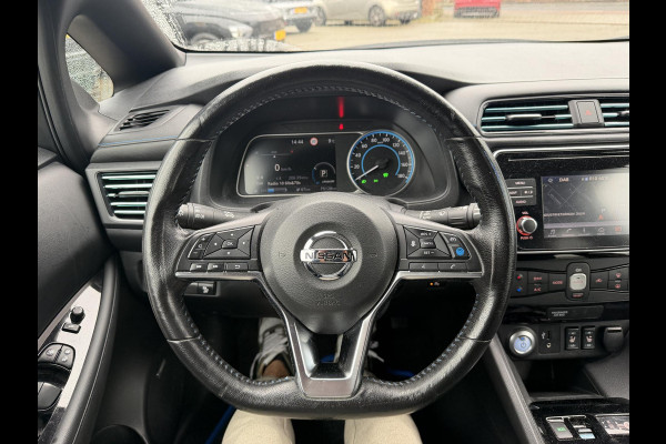 Nissan Leaf Tekna 40 kWh SOH 91%| WARMTEPOMP | BOSE AUDIO | STUUR + STOELVERWARMING VOOR EN ACHTER  | LEDEREN BEKLEDING | 360° CAMERA | DODEHOEKDETECTIE | NETTE COMPLETE AUTO | INCL. 12 MND BOVAG GARANTIE