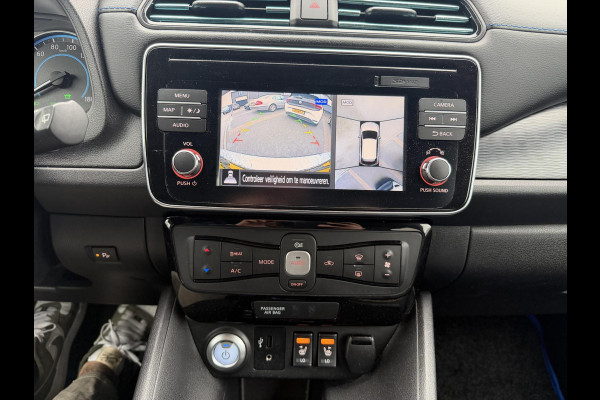 Nissan Leaf Tekna 40 kWh SOH 91%| WARMTEPOMP | BOSE AUDIO | STUUR + STOELVERWARMING VOOR EN ACHTER  | LEDEREN BEKLEDING | 360° CAMERA | DODEHOEKDETECTIE | NETTE COMPLETE AUTO | INCL. 12 MND BOVAG GARANTIE