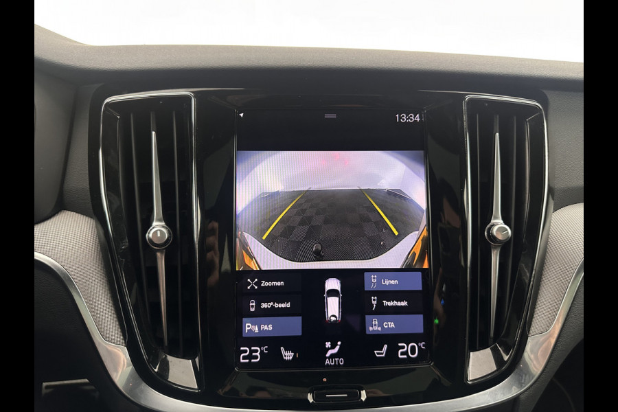 Volvo V60 2.0 T6 Recharge AWD R-Design (Plug-in) (INCL.BTW) Aut. *PANO | HEAD-UP | LEATHER-FABRIC | FULL-LED | MEMORY-PACK | HARMAN/KARDON | DIGI-COCKPIT | HEATED-SPORTSEATS | KEYLESS | DAB+ | NAVI-FULLMAP | PDC | CRUISE | TOWBAR | 19''ALU*