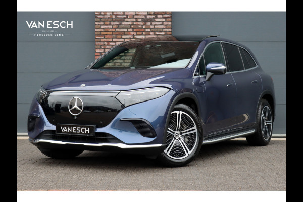 Mercedes-Benz EQS SUV 500 4MATIC Luxury Line 108 kWh | Luchtvering | Hyperscreen | Achterasbesturing | Distronic+ | Stoelventilatie | HUD | Elek. Achterbank | Burmester | Warmtepomp | Digital Light |
