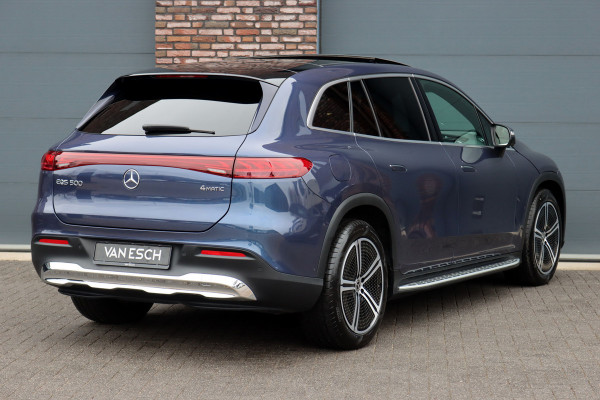 Mercedes-Benz EQS SUV 500 4MATIC Luxury Line 108 kWh | Luchtvering | Hyperscreen | Achterasbesturing | Distronic+ | Stoelventilatie | HUD | Elek. Achterbank | Burmester | Warmtepomp | Digital Light |