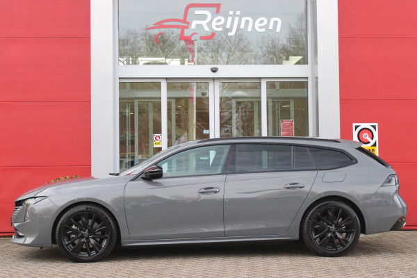Peugeot 508 SW 1.6 HYbrid 225PK ALLURE BLACK PACK MATRIX LED KOPLAMPEN | ADAPTIEVE ACHTERVERLICHTING | SFEERVERLICHTING | NAVIGATIE | DRAADLOOS APPLE CARPLAY/ANDROID AUTO | HD CAMERA'S VOOR EN ACHTER PLUS 360 | ADAPTIEVE CRUISCONTROL | COMFORT BUSINESS PACK - AGR VOORSTOELEN MET UITSCHUIFBARE NEUS, STOELVERWARMING, ELEKTRISCH VERSTELBARE HELLINGSHOEK/LENDESTEUN | DODEHOEKBEWAKING | 18'' LICHTMETALEN VELGEN TYPE SPERONE BLACK | DONKERE HEMELBEKLEDING | ELEKTRISCH BEDIENBARE ACHTERKLEP | GLANZEND ZWARTE DAKRAILING | EXTRA GETINTE ACHTERRUITEN |