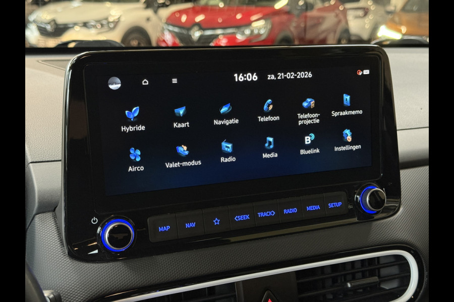 Hyundai Kona 1.6 GDI HEV Fashion | Navi | ACC | Krell | Camera | HUD | Dode hoek | 100% Dealer onderhouden!