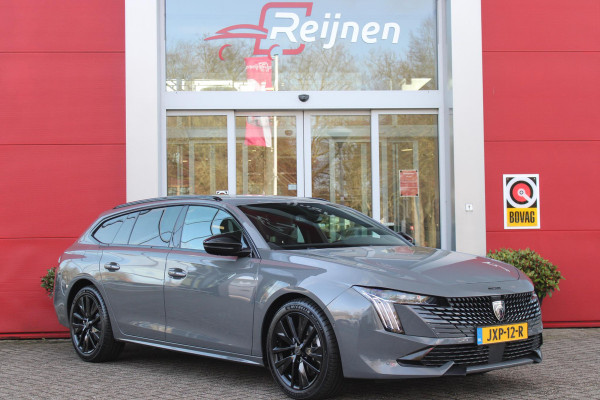 Peugeot 508 SW 1.6 HYbrid 225PK ALLURE BLACK PACK MATRIX LED KOPLAMPEN | ADAPTIEVE ACHTERVERLICHTING | SFEERVERLICHTING | NAVIGATIE | DRAADLOOS APPLE CARPLAY/ANDROID AUTO | HD CAMERA'S VOOR EN ACHTER PLUS 360 | ADAPTIEVE CRUISCONTROL | COMFORT BUSINESS PACK - AGR VOORSTOELEN MET UITSCHUIFBARE NEUS, STOELVERWARMING, ELEKTRISCH VERSTELBARE HELLINGSHOEK/LENDESTEUN | DODEHOEKBEWAKING | 18'' LICHTMETALEN VELGEN TYPE SPERONE BLACK | DONKERE HEMELBEKLEDING | ELEKTRISCH BEDIENBARE ACHTERKLEP | GLANZEND ZWARTE DAKRAILING | EXTRA GETINTE ACHTERRUITEN |