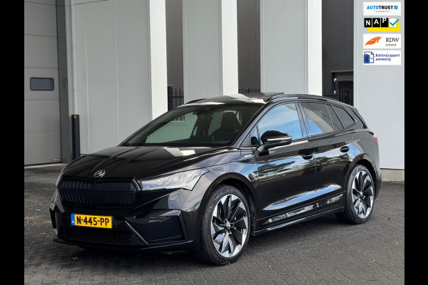 Škoda ENYAQ iV 80 Sportline, panoramadak, achteruitrijcamera, stoelverwarming, vele opties, 1 e eigenaar, NL auto met nap