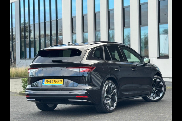 Škoda ENYAQ iV 80 Sportline, panoramadak, achteruitrijcamera, stoelverwarming, vele opties, 1 e eigenaar, NL auto met nap