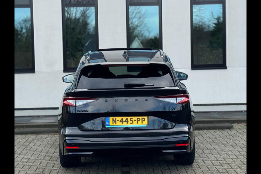 Škoda ENYAQ iV 80 Sportline, panoramadak, achteruitrijcamera, stoelverwarming, vele opties, 1 e eigenaar, NL auto met nap
