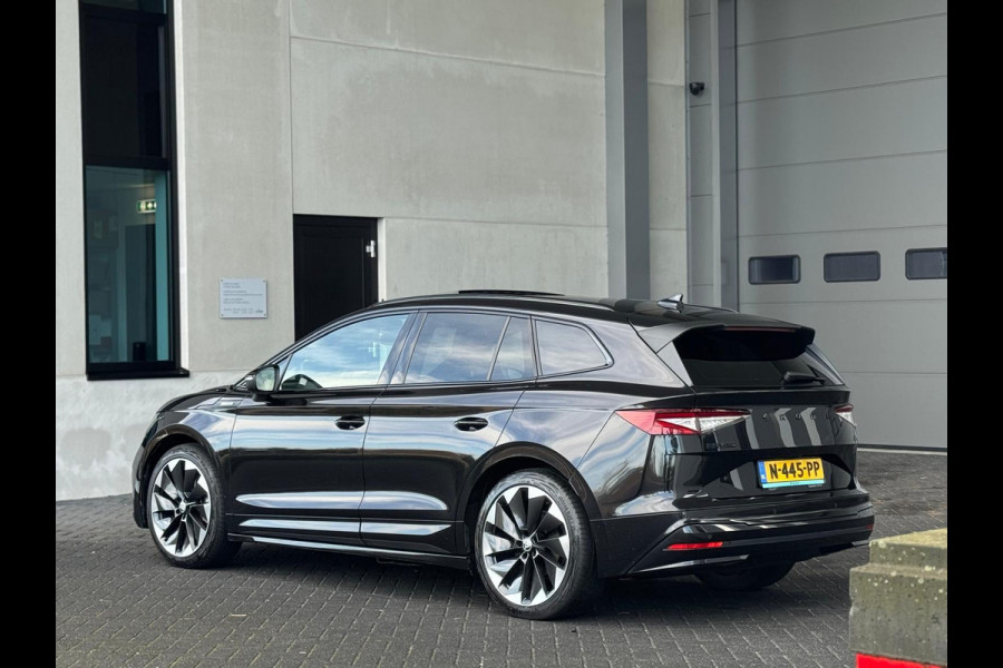 Škoda ENYAQ iV 80 Sportline, panoramadak, achteruitrijcamera, stoelverwarming, vele opties, 1 e eigenaar, NL auto met nap