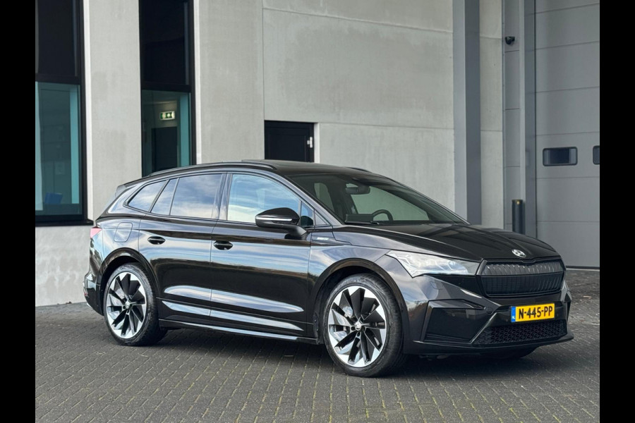 Škoda ENYAQ iV 80 Sportline, panoramadak, achteruitrijcamera, stoelverwarming, vele opties, 1 e eigenaar, NL auto met nap
