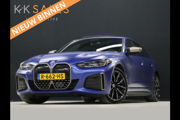 BMW i4 M50 High Executive 84 kWh SOH 94% [SCHUIFKANTELDAK, MEMORY SEATS, HARMAN/KARDON, APPLE CARPLAY, ANDROID, KUIPSTOELEN, HEAD-UP, ADAPTIVE CRUISE, 360 CAMERA, STOELVERWARMING, NIEUWSTAAT]