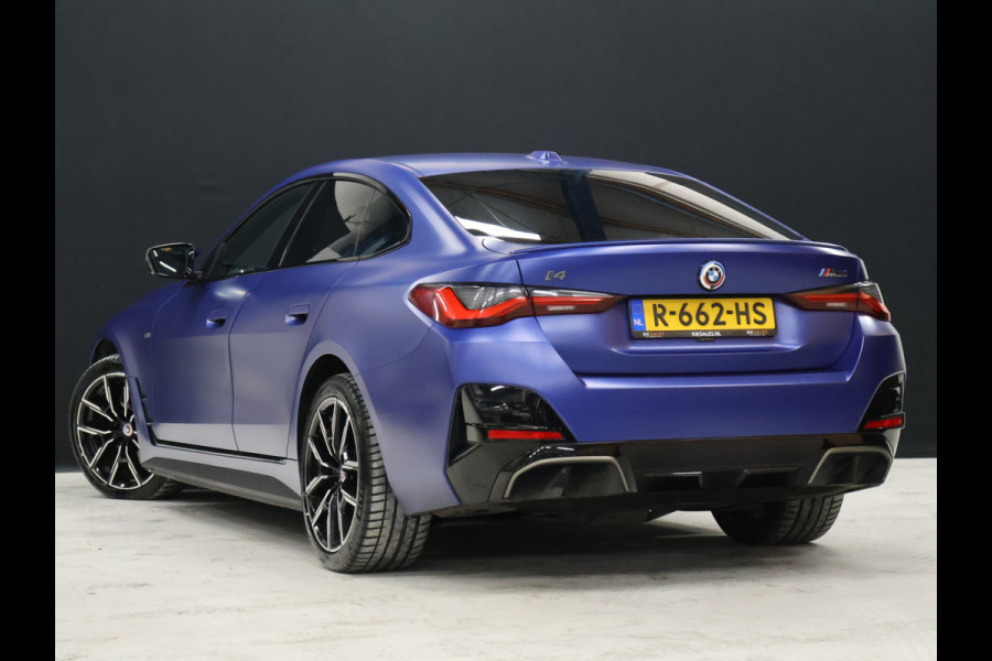 BMW i4 M50 High Executive 84 kWh SOH 94% [SCHUIFKANTELDAK, MEMORY SEATS, HARMAN/KARDON, APPLE CARPLAY, ANDROID, KUIPSTOELEN, HEAD-UP, ADAPTIVE CRUISE, 360 CAMERA, STOELVERWARMING, NIEUWSTAAT]