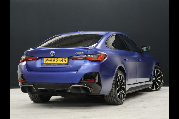 BMW i4 M50 High Executive 84 kWh SOH 94% [SCHUIFKANTELDAK, MEMORY SEATS, HARMAN/KARDON, APPLE CARPLAY, ANDROID, KUIPSTOELEN, HEAD-UP, ADAPTIVE CRUISE, 360 CAMERA, STOELVERWARMING, NIEUWSTAAT]