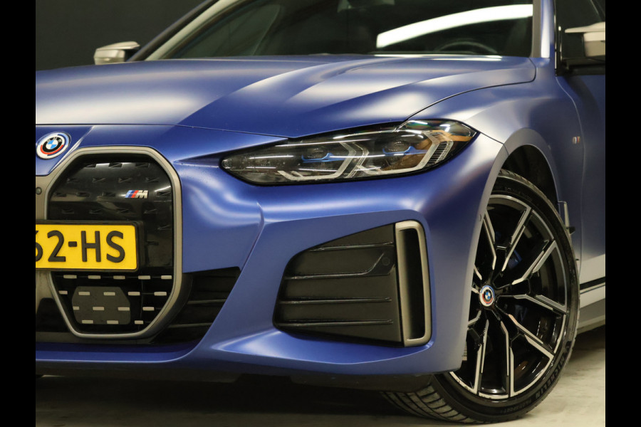 BMW i4 M50 High Executive 84 kWh SOH 94% [SCHUIFKANTELDAK, MEMORY SEATS, HARMAN/KARDON, APPLE CARPLAY, ANDROID, KUIPSTOELEN, HEAD-UP, ADAPTIVE CRUISE, 360 CAMERA, STOELVERWARMING, NIEUWSTAAT]