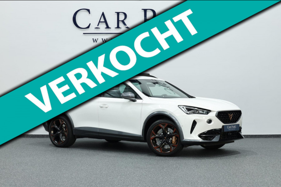 CUPRA Formentor 2.0 TSI 4DRIVE 310+PK LED/VIRTUAL/SFEER/PANO/STUUR+S.VERWARMING+MEMORY/19"/KEYLESS/CAM/ACC/ECC/12 MDN GARANTIE!