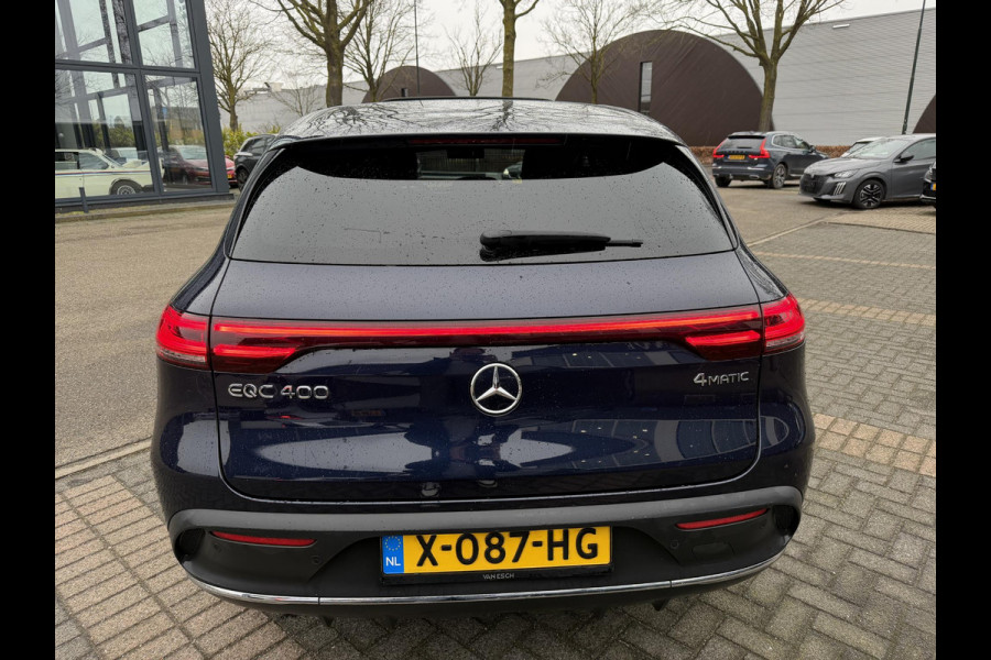 Mercedes-Benz EQC 400 4MATIC Business Solution AMG 80 kWh SOH 97% | SCHUIFDAK | ELEKTRISCHE TREKHAK | CAMERA | MERCEDES DEALER ONDERHOUDEN | AMBILIGHT SFEERVERLICHTING | RIJKLAAR GELEVERD MET 12 MND BOVAG GARANTIE|