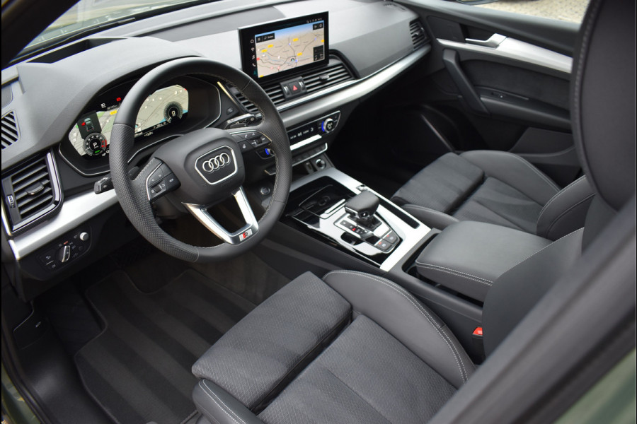 Audi Q5 50 TFSI e S-Line 299 Pk Black Ed HUD Matrix Oled Trekhaak 360 Camera Leder/Alcantara Massage 20 Inch