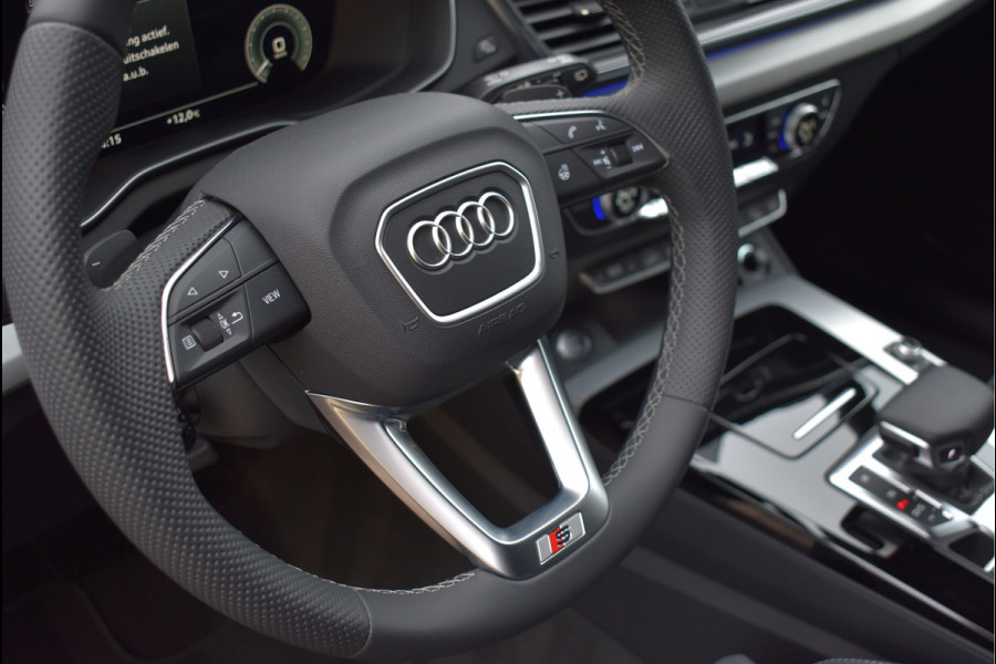 Audi Q5 50 TFSI e S-Line 299 Pk Black Ed HUD Matrix Oled Trekhaak 360 Camera Leder/Alcantara Massage 20 Inch