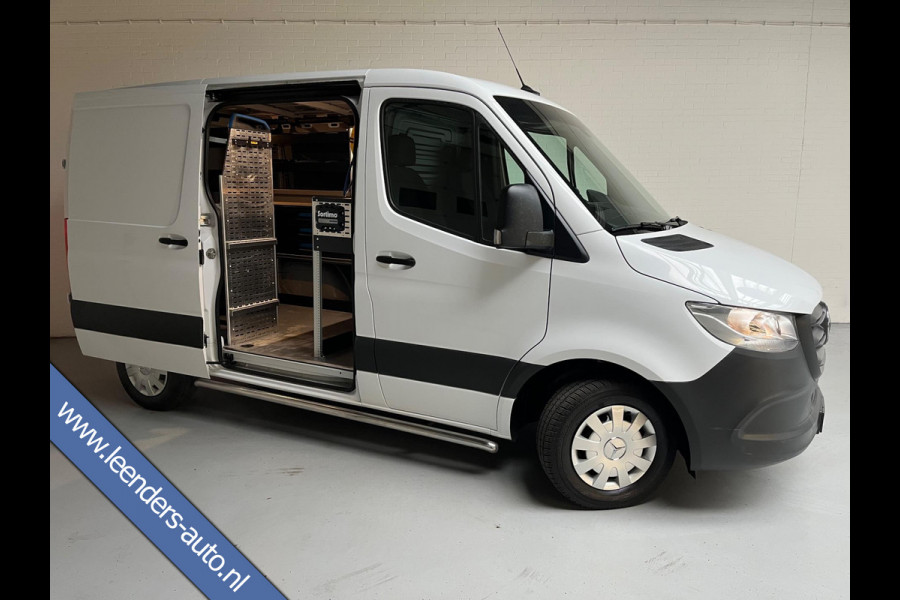 Mercedes-Benz Sprinter SERVICEWAGEN 314 2.2 CDI 140PK euro6 L1H1 Sortimo inrichting, 2xschuifdeur, M-bux, Laadkraan RIJKLAARPRIJS!