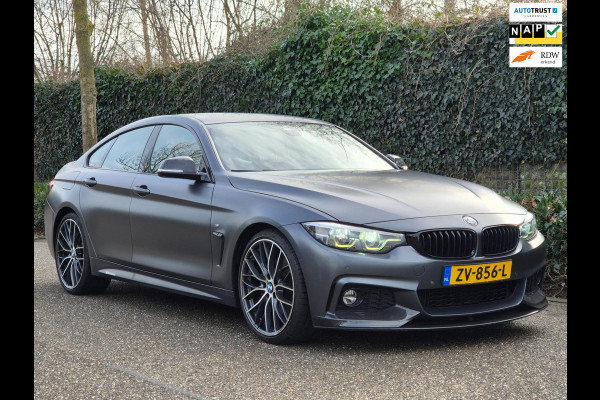 BMW 4 Serie 420i Gran Coupé M Sport Individual MAT Grey Orig BMW Performance 20inch Apple CarPlay High Executive