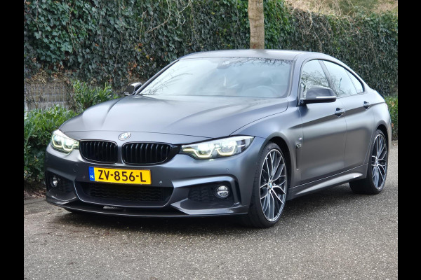 BMW 4 Serie 420i Gran Coupé M Sport Individual MAT Grey Orig BMW Performance 20inch Apple CarPlay High Executive