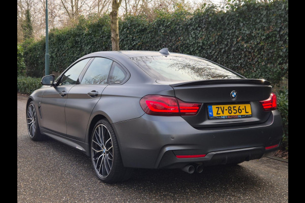 BMW 4 Serie 420i Gran Coupé M Sport Individual MAT Grey Orig BMW Performance 20inch Apple CarPlay High Executive