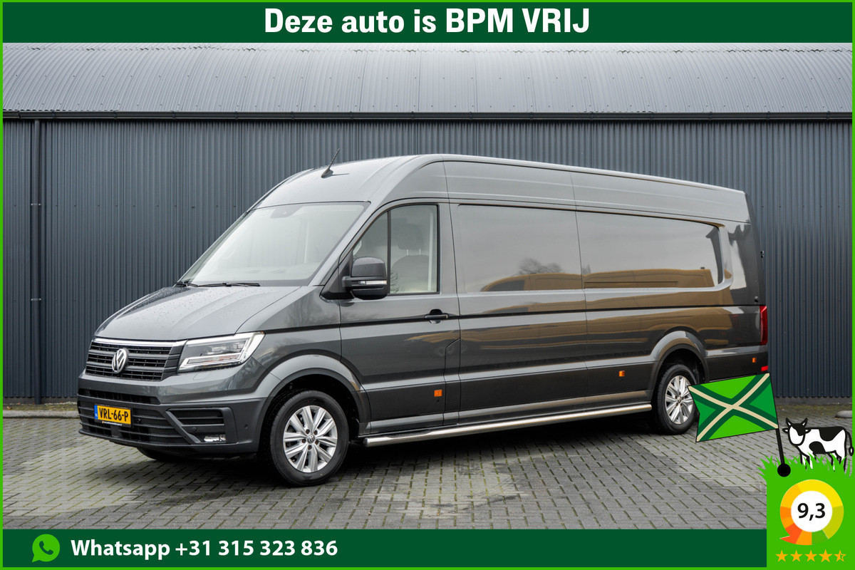 Volkswagen Crafter 35 2.0 TDI L5H3 Highline | 177PK | Stoelmassage | LED | Camera | Automaat | Carplay | Cruise | Navi | Airco | Trekhaak | Stoelma