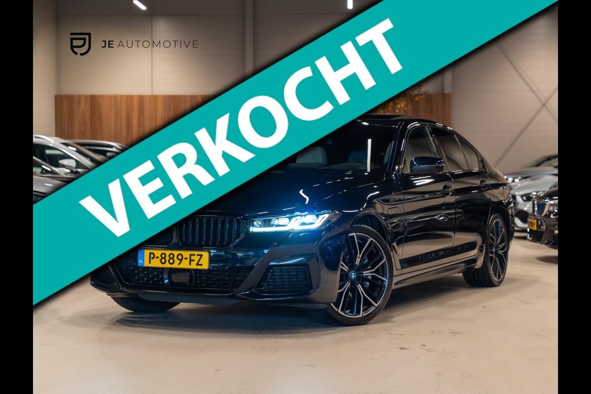 BMW 5 Serie 530e M-Pakket, Shadow Line, Laser Light, Pano, Virtual, Leder, 360 Cam, ACC, Ambiënte Light, PDC, Dealer Onderhouden