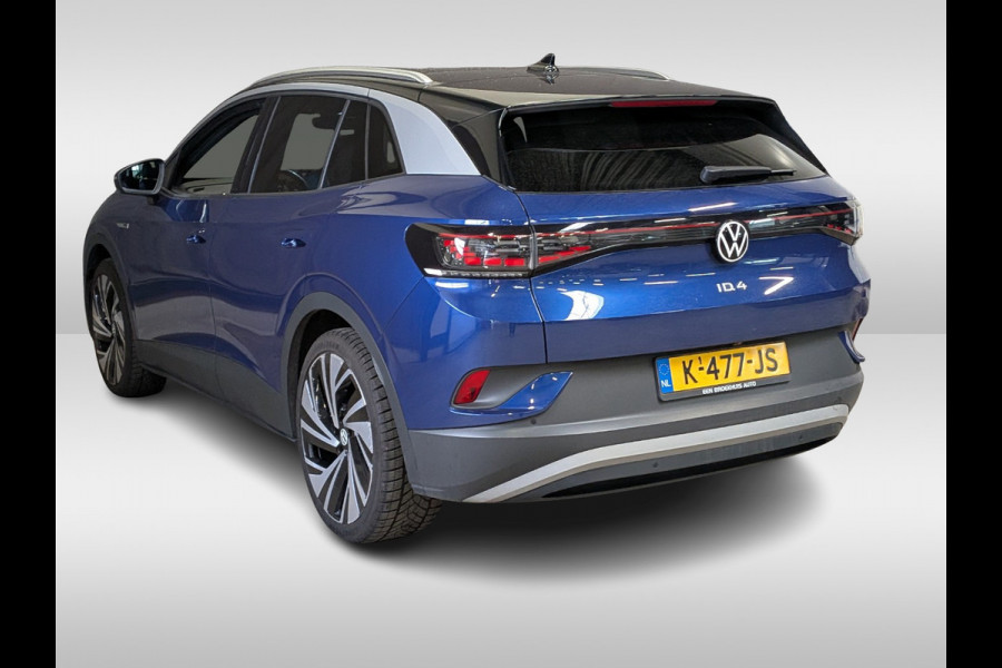 Volkswagen ID.4 First Max 77 kWh / Full option! / Panoramadak / Camera / Head-up / Keyless / 21'' / ACC / Dodehoek / Elektr. stoelen / Massage / Navigatie / Stuurverwarming