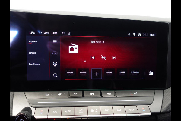 Opel Astra 1.2 130pk GS Line Automaat | Climate control | Adaptive cruise control | LED | Voorstoelen verwarmd | Stuurwiel verwarmd | Achteruitrij camera 360* | Sfeer verlichting | Apple Carplay/ Android auto