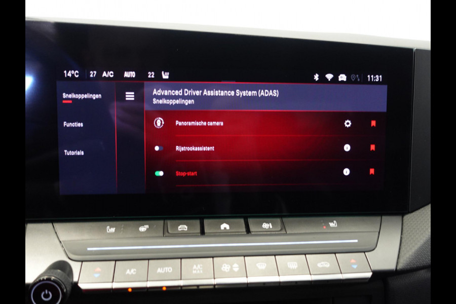 Opel Astra 1.2 130pk GS Line Automaat | Climate control | Adaptive cruise control | LED | Voorstoelen verwarmd | Stuurwiel verwarmd | Achteruitrij camera 360* | Sfeer verlichting | Apple Carplay/ Android auto