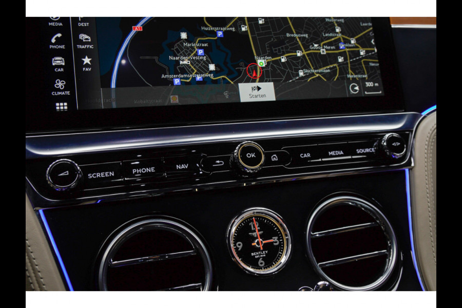 Bentley Continental GT 6.0 W12 HUD Naim Leer Nachtzicht ACC Keyless 360 Camera Stoelventilatie Elektr. achterklep Memory seats Navi Niveauregeling PDC Stoelverwarming LM velgen