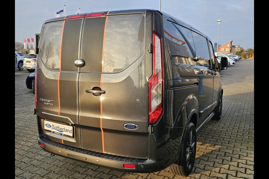 Ford Transit Custom 320 2.0 TDCI L1H1 Sport 185pk Automaat | SCI | Bi-Xenon | Achteruitrijcamera | Stoel + Voorruit verwarming | 3 zits | Verlengde Fabrieksgarantie t/m 02/2027