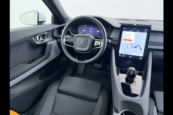 Polestar 2 78kWh 408PK PERFORMANCE 0-100 4,7sec. Long Range Pano-dak Elektr.Stoel+Stuur-verwarmd GSM-Key (semi-)-AutoPilot AWD GSM-Sleutel  SOH 93% Google-Android® Navi 360°Camera Elek.Achterklep PDC-a+v Performance-Ophanging Premium-Audio Active-Grille Keyless LEDParkeerassist auto 1.500KG Trekgewicht! 3fase 11kw thuis laden 4-season-Bnd € 66.000 nieuw