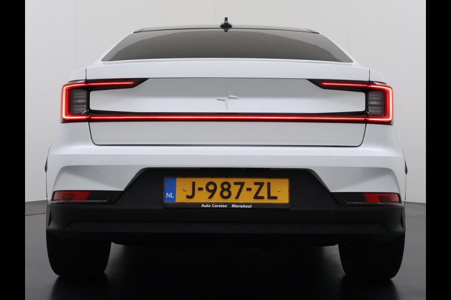 Polestar 2 78kWh 408PK PERFORMANCE 0-100 4,7sec. Long Range Pano-dak Elektr.Stoel+Stuur-verwarmd GSM-Key (semi-)-AutoPilot AWD GSM-Sleutel  SOH 93% Google-Android® Navi 360°Camera Elek.Achterklep PDC-a+v Performance-Ophanging Premium-Audio Active-Grille Keyless LEDParkeerassist auto 1.500KG Trekgewicht! 3fase 11kw thuis laden 4-season-Bnd € 66.000 nieuw