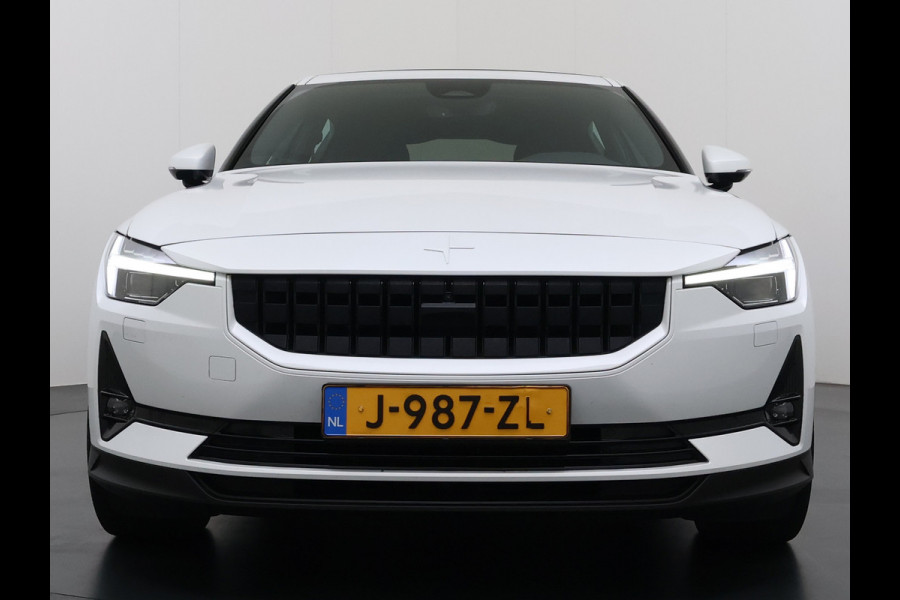 Polestar 2 78kWh 408PK PERFORMANCE 0-100 4,7sec. Long Range Pano-dak Elektr.Stoel+Stuur-verwarmd GSM-Key (semi-)-AutoPilot AWD GSM-Sleutel  SOH 93% Google-Android® Navi 360°Camera Elek.Achterklep PDC-a+v Performance-Ophanging Premium-Audio Active-Grille Keyless LEDParkeerassist auto 1.500KG Trekgewicht! 3fase 11kw thuis laden 4-season-Bnd € 66.000 nieuw