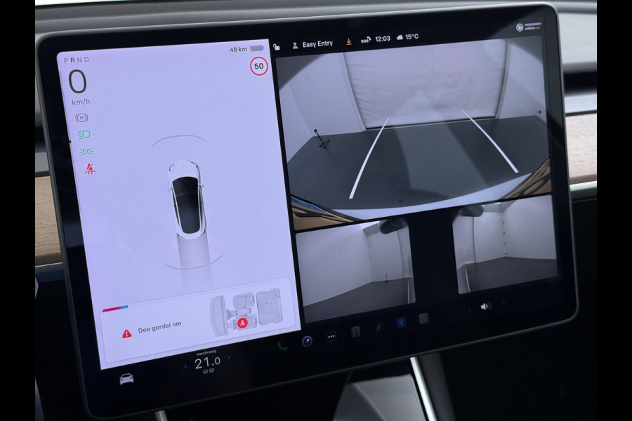 Tesla Model 3 RWD SR plus Soh 90% LFP Accu AutoPilot Leder Panoramadak Adaptive-Cruise Camera's Elektr.-Stuur+Stoelen+Spiegels+Geheugen+Easy-E Navi LED DAB Voorverwarmen Keyless One-Pedal-Drive Lmv 18" SOH 90% 1e Eigenaar Origineel Nederlandse Auto