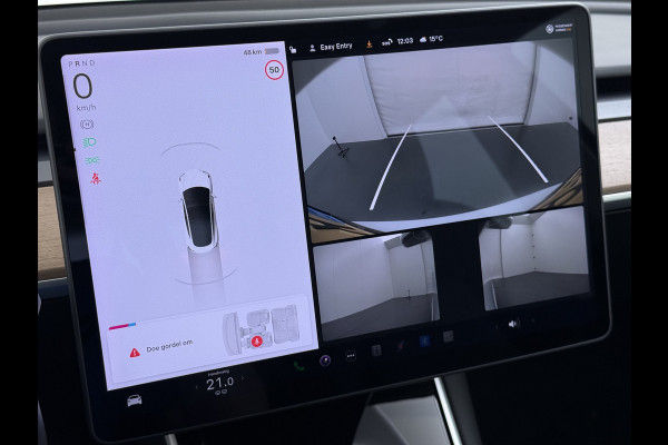 Tesla Model 3 RWD SR plus Soh 90% LFP Accu AutoPilot Leder Panoramadak Adaptive-Cruise Camera's Elektr.-Stuur+Stoelen+Spiegels+Geheugen+Easy-E Navi LED DAB Voorverwarmen Keyless One-Pedal-Drive Lmv 18" SOH 90% 1e Eigenaar Origineel Nederlandse Auto