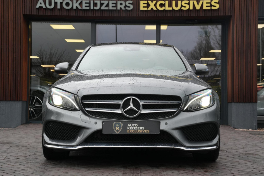 Mercedes-Benz C-Klasse 350 e AMG Luchtvering Panoramadak Cruise Stoelverw. Leer