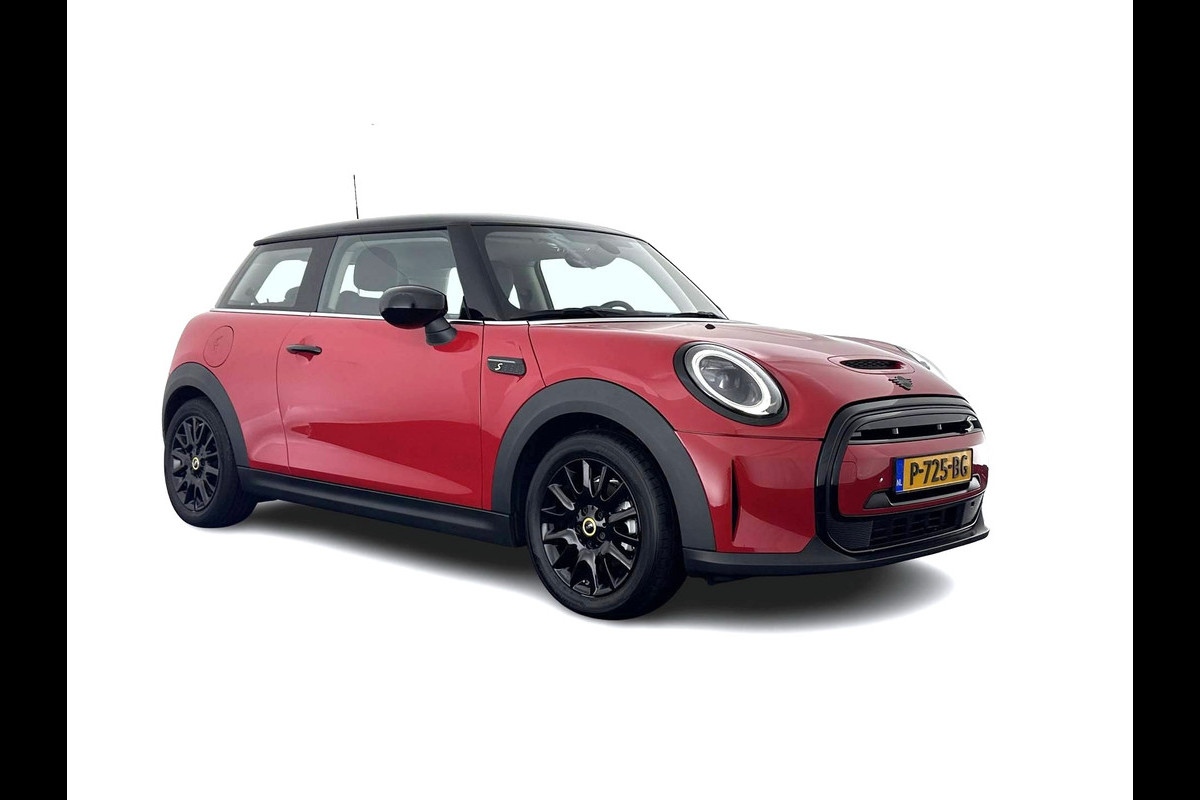 MINI Mini Electric Business Edition 33 kWh [ 3-Fase-11kW ] {SOH-100%} (INCL-BTW) Aut. *LEATHER | FULL-LED | KEYLESS | SPORTSEATS | NAVI-FULLMAP | ECC | AMBIENTLIGHT | DAB | DIGI-COCKPIT | PDC | 17"ALU*