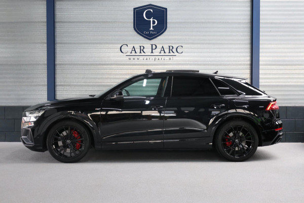 Audi Q8 55 TFSI e quattro S-line MATRIX+LED/VIRTUAL/SFEER/PANO/LEER+S.VERWARMING+VERKOELING/22"LMV/360/ACC/ECC/12 MDN GARANTIE!