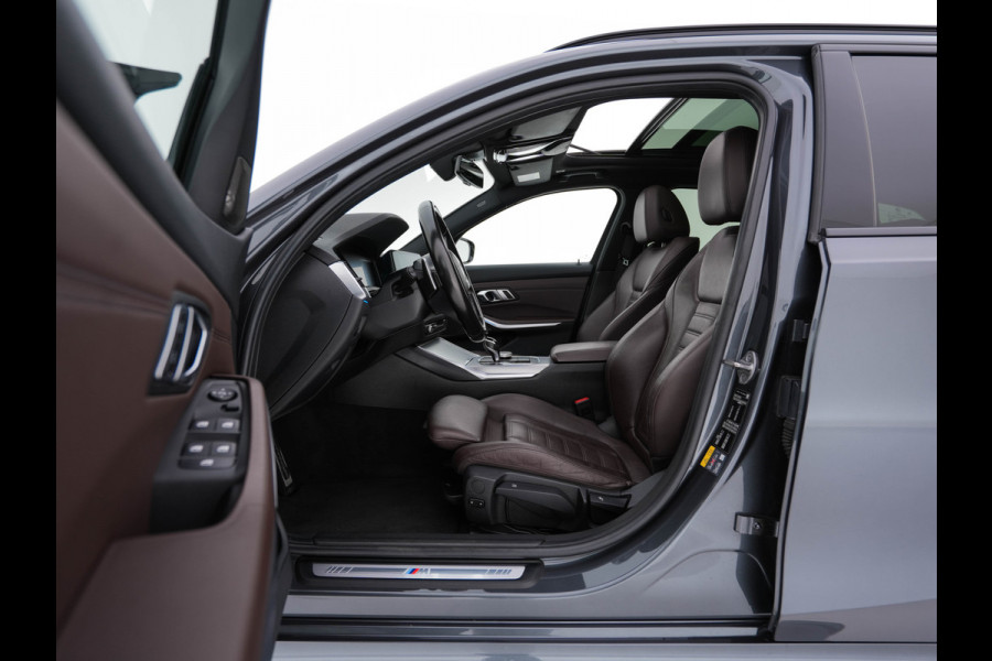 BMW 3 Serie Touring 320e M-Sportpack Business Edition Plus (Plug-In) (INCL-BTW) *PANO | LASER-LED | LEATHER | HEATED-SPORTSEATS | HARMAN/KARDON | VIRTUAL-COCKPIT | AMBIENT-LIGHT | NAVI-FULLMAP | DAB+ | 18''ALU*