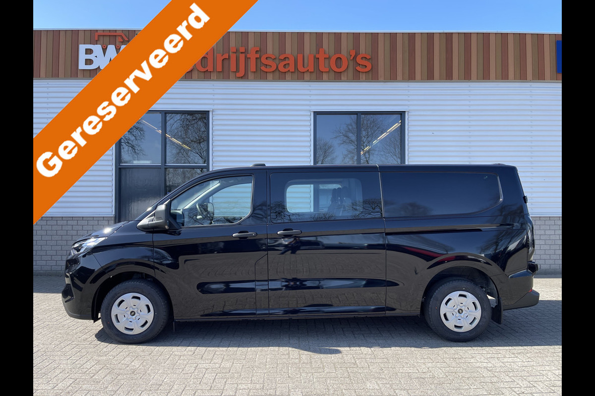 Ford Transit Custom 320 2.0 TDCI 136pk L2H1 Trend originele Ford DC 5 persoons / NIEUW / bpm vrij / euro 6 / rijklaar € 39.950 ex btw / lease vanaf € / airco / cruise / camera / dubbele schuifdeur !