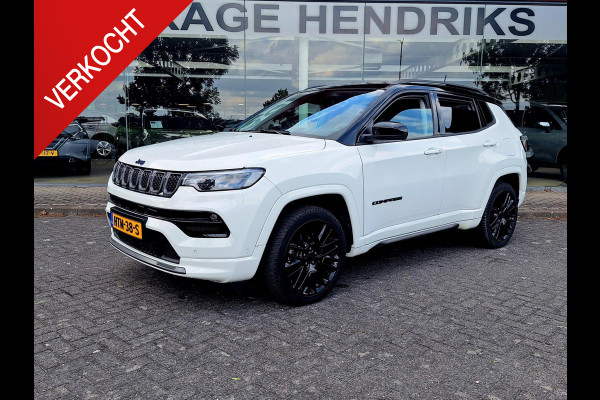Jeep Compass 4xe 240 PHEV Hybrid Electric S 4WD | Leder | Camera | NAVI | LED | Adaptive CC | (occasion)
