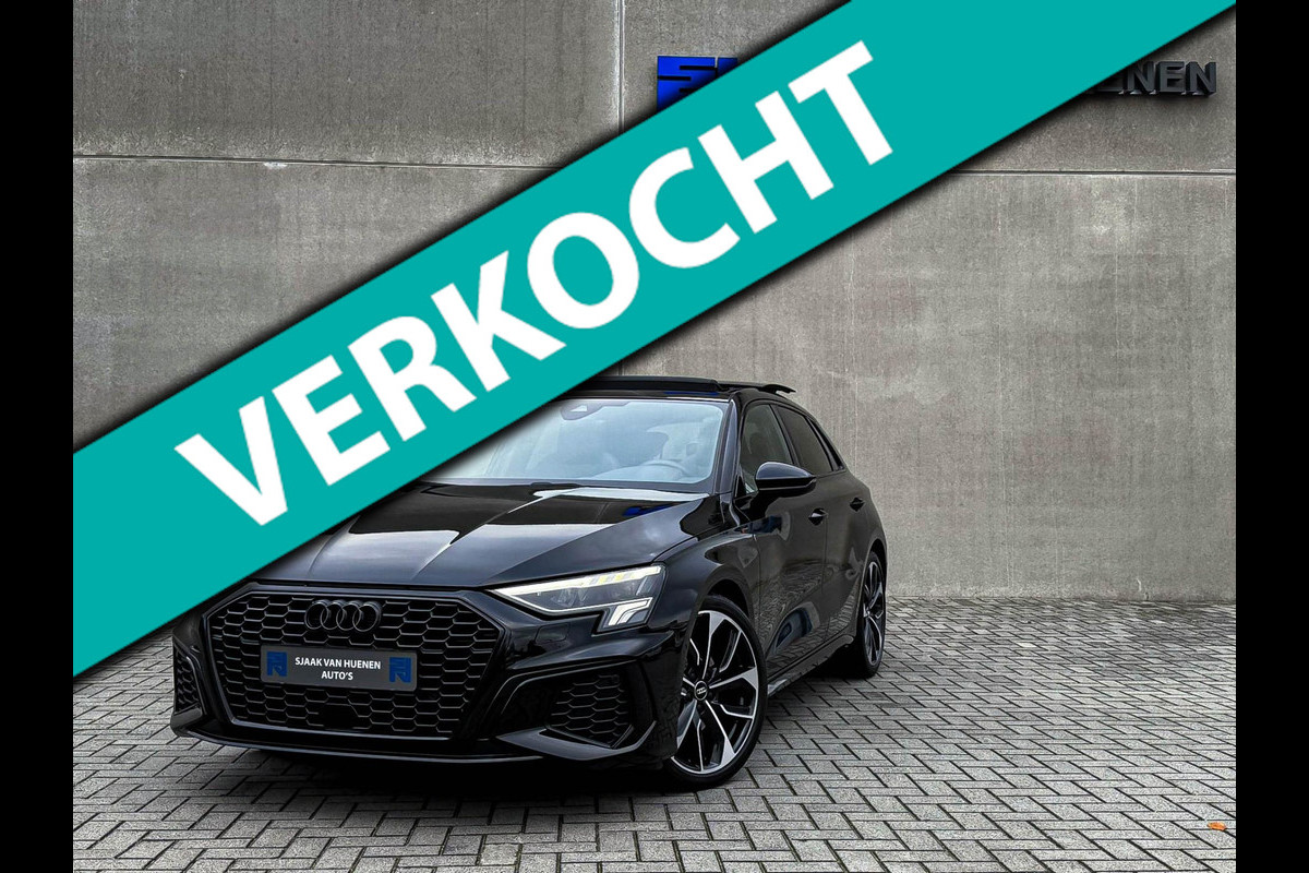 Audi A3 Sportback 35TFSI 150pk S-Tronic Competition S Edition S-Line Black Edtion! Pano|Kuipstoelen|Ambiance|Matrix|Virtual|Camera