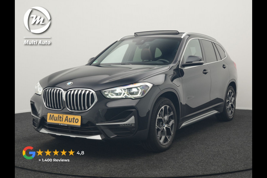 BMW X1 xDrive25e X Line Plug In Hybrid 221pk Dealer O.H. PHEV | Panodak | Head Up | Camera | Stuur Verwarmd | Lederen Sportstoelen Verwarmd | Hifi Audio | Adaptive LED | Sfeerverlichting | Cruise Control | Navigatie | DAB |