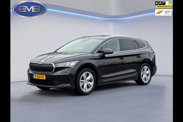 Škoda ENYAQ iV 80, achteruitrijcamera, stoel-stuurverwarming, trekhaak,1/2 lederen sportinterieur, 1 e eigenaar, NL auto met nap