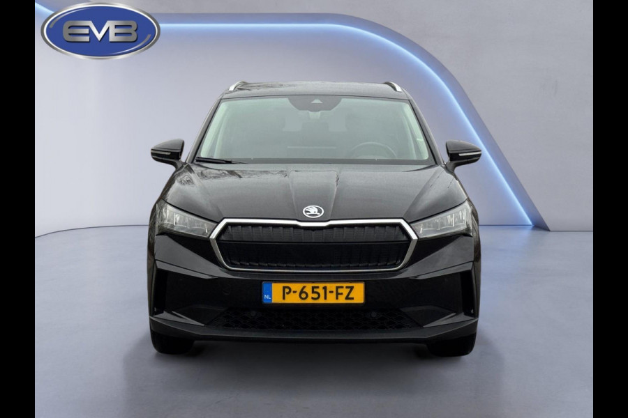 Škoda ENYAQ iV 80, achteruitrijcamera, stoel-stuurverwarming, trekhaak,1/2 lederen sportinterieur, 1 e eigenaar, NL auto met nap