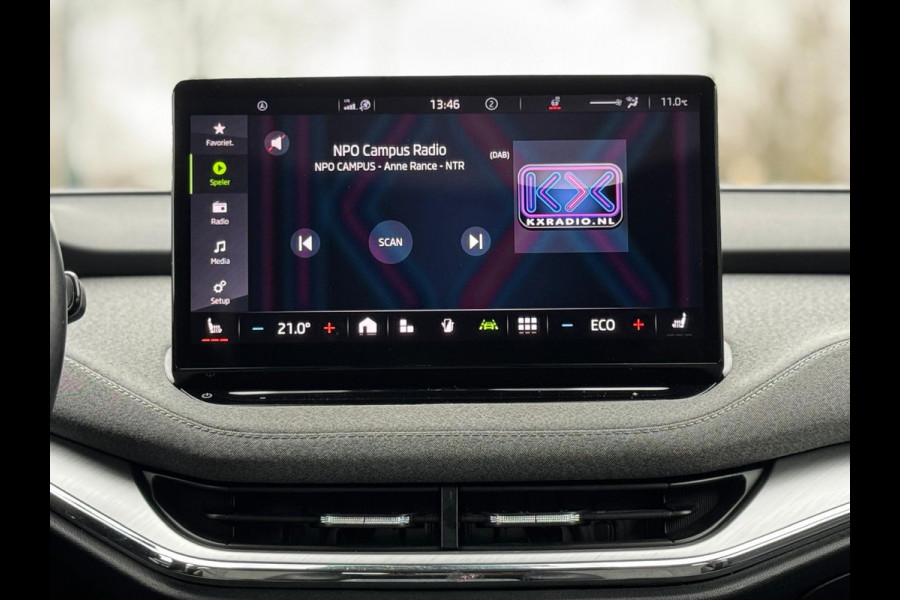 Škoda ENYAQ iV 80, achteruitrijcamera, stoel-stuurverwarming, trekhaak,1/2 lederen sportinterieur, 1 e eigenaar, NL auto met nap