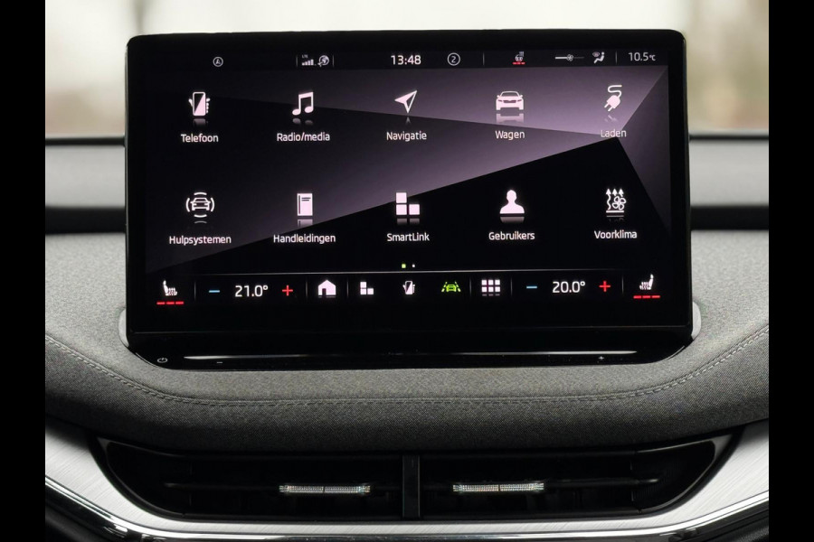 Škoda ENYAQ iV 80, achteruitrijcamera, stoel-stuurverwarming, trekhaak,1/2 lederen sportinterieur, 1 e eigenaar, NL auto met nap