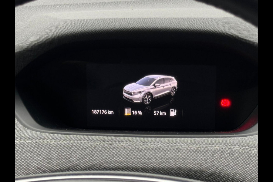 Škoda ENYAQ iV 80, achteruitrijcamera, stoel-stuurverwarming, trekhaak,1/2 lederen sportinterieur, 1 e eigenaar, NL auto met nap